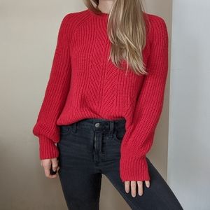 Madewell Balloon-Sleeve Pullover Sweater